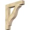 Ekena Millwork Funston Block Rough Sawn Bracket, Douglas Fir, 6"W x 36"D x 42"H BKT06X36X42FST05RDF - alternate 1
